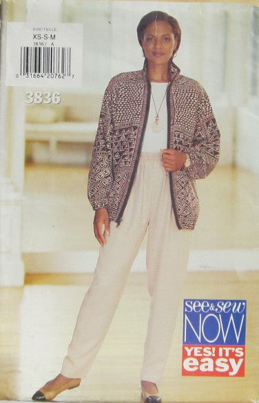 MISSES JACKET AND PANTS
