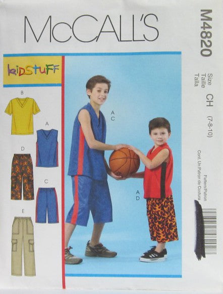 CHILDREN'S AND BOYS'T-SHIRT, SHORTS AND PANTS