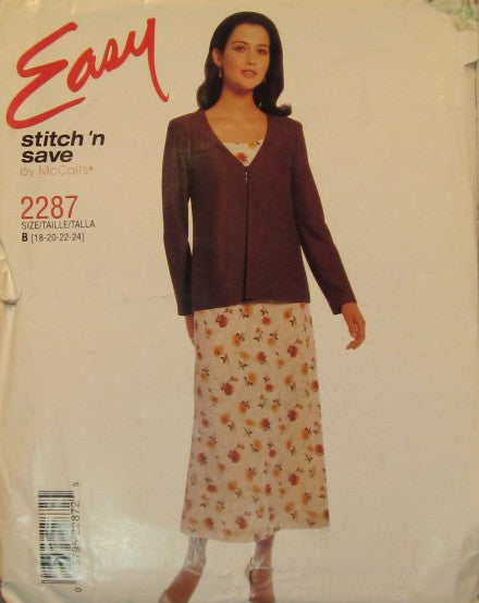 MISSES DRESS AND UNLINED JACKET