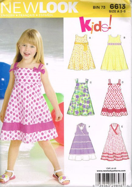 CHILDREN SIX SIZES IN ONE easy– Sewing Patterns House