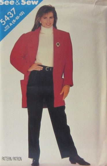 MISSES' JACKET AND PANTS