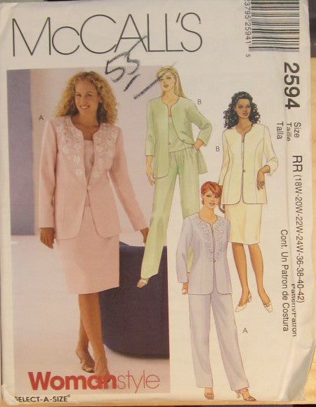 WOMENS JACKET TOP PANTS AND SKIRT