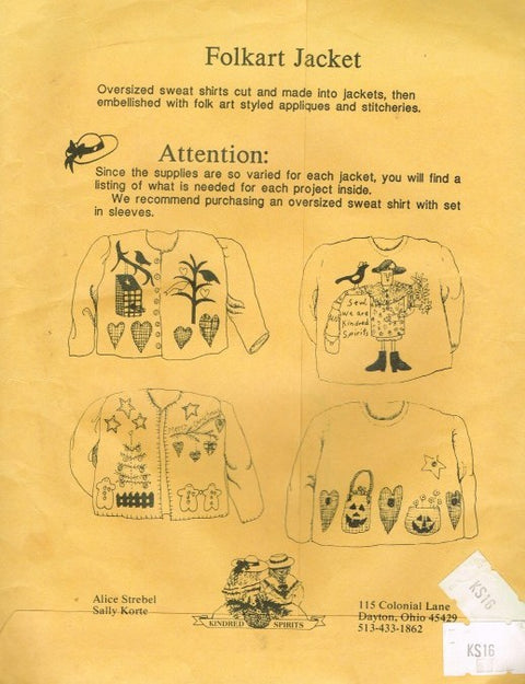 FOLKART JACKET KINDRED SPIRITS