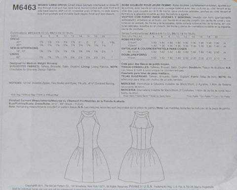 MISSES DRESS