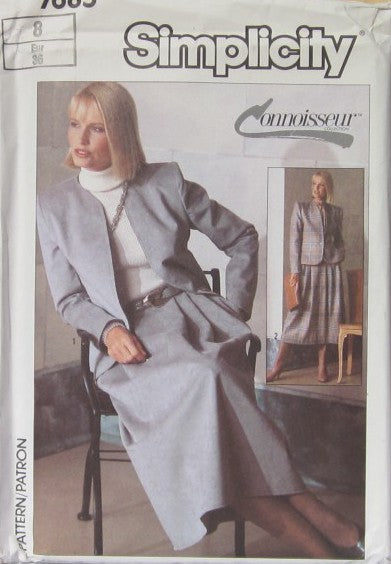 MISSES' LINED SUIT IN TWO LENGTHS