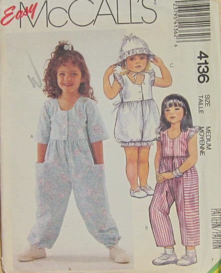 CHILDRENS JUMPSUITS ROMPER AND BONNEET