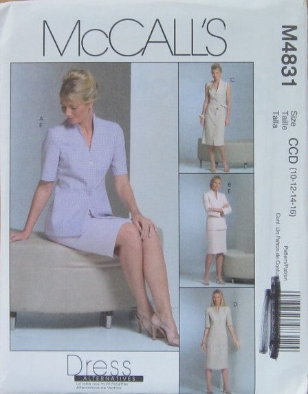 MISSES'/MISS PETITE UNLINED JACKET, DRESS, TIE BELT, AND SKIRT