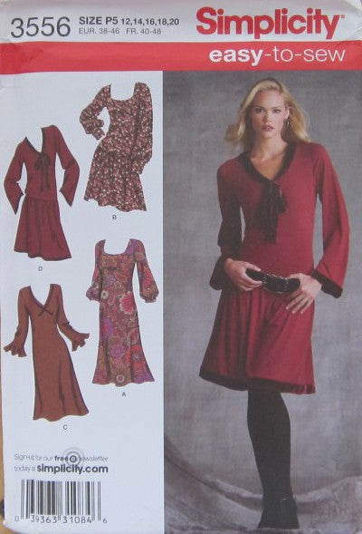 MISSES'/MISS PETITE A-LINE OR DROPPED WAIST DRESSES