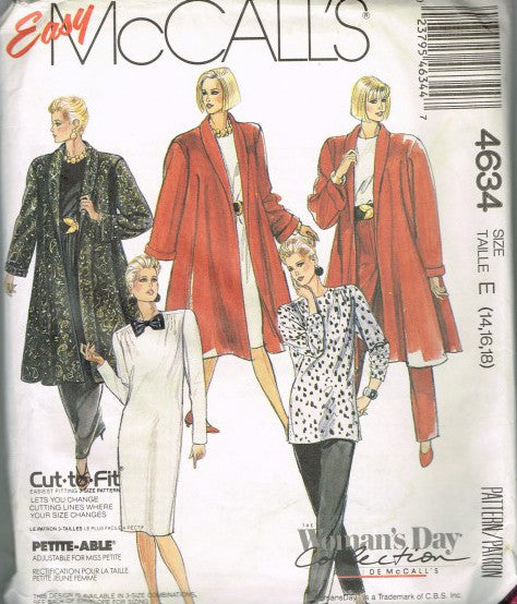 MISSES' UNLINED COAT, DRESSES, TUNIC AND PANTS