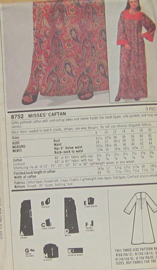 MISSES CAFTAN